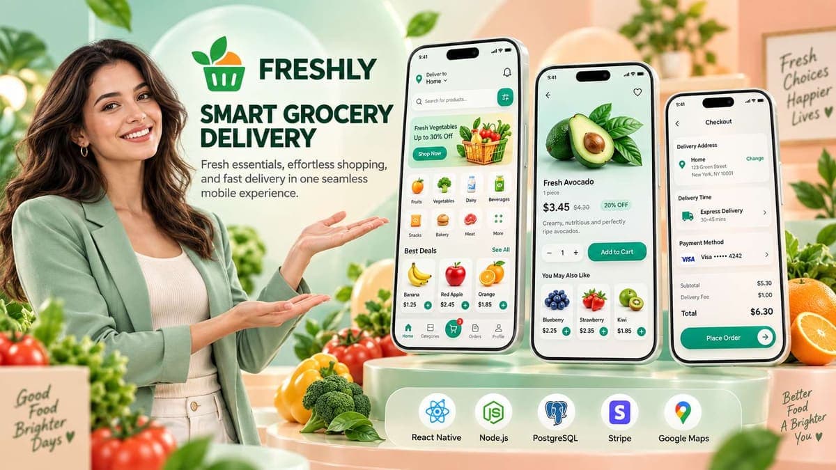 Freshly Delivery de Mercado — E-commerce