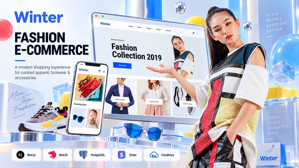 Loja de Moda de Inverno — E-commerce
